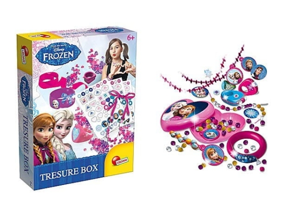 FROZEN SZKATUŁKA ZE SKARBAMI BIŻUTERIA DZIECKO