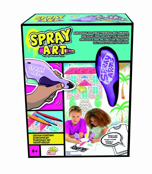 SPRAY ART ZESTAW STARTOWY ZABAWA DZIECKO