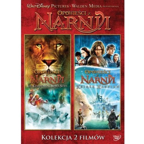 OPOWIEŚCI Z NARNII BOX 2 DVD KSIĄŻĘ KASPIAN LEW