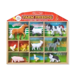 FIGURKI ZWIERZĄT NA FARMIE FILC KONIE KACZUSZKI 