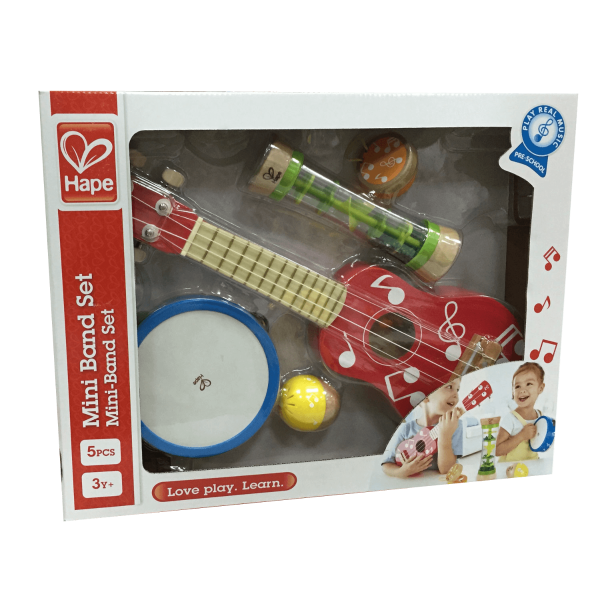 ZESTAW MINI ZESPÓŁ HAPE E0339 MUZYKA INSTRUMENTY