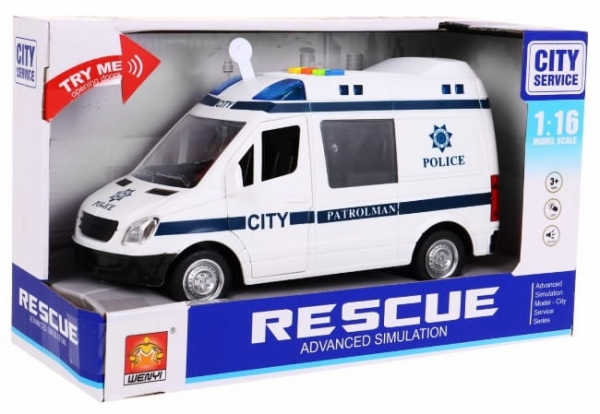 CITY SERVICE RADIOWÓZ ZE ŚWIATŁEM I DŹWIĘKIEM
