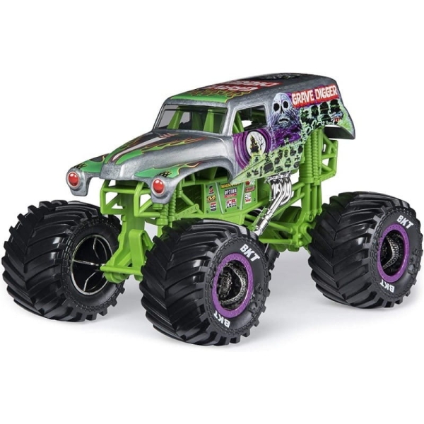 POJAZD MONSTER JAM AUTO WARCZĄCE OPONY GRAVE DIGGER