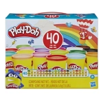ZESTAW 40 KUBECZKÓW Z CIASTOLINĄ PLAY DOH