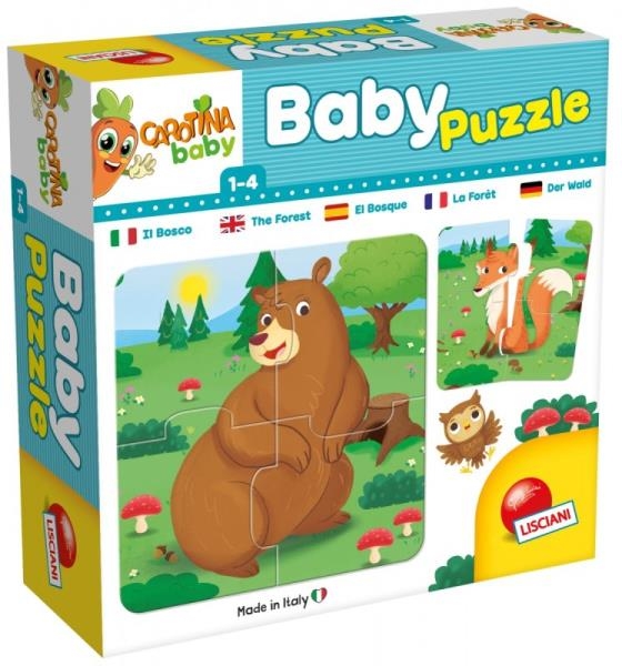PUZZLE 6 X 4 ELEMENTY ZWIERZĘTA LEŚNE DZIECKO
