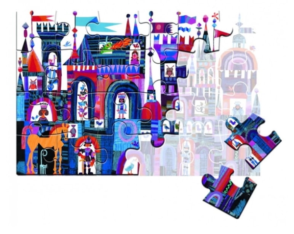 MOJE PUZZLE 24 ELEMENTY ZAMEK DZIECKO