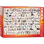 PUZZLE 1000 ELEMENTÓW ŚWIAT KOTÓW EUROGRAPHICS 
