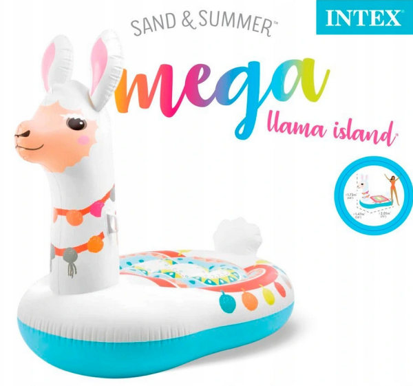 MATERAC MEGA LLAMA ODPOCZYNEK WODA 