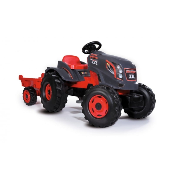 TRAKTOR XXL Z PRZYCZEPĄ SMOBY DZIECKO ZABAWKA
