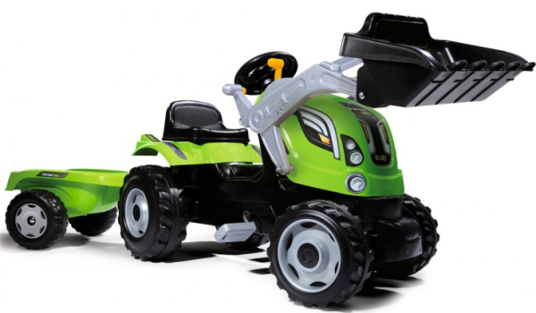 TRAKTOR FARMER MAX Z PRZYCZEPKĄ ZIELONO CZARNY