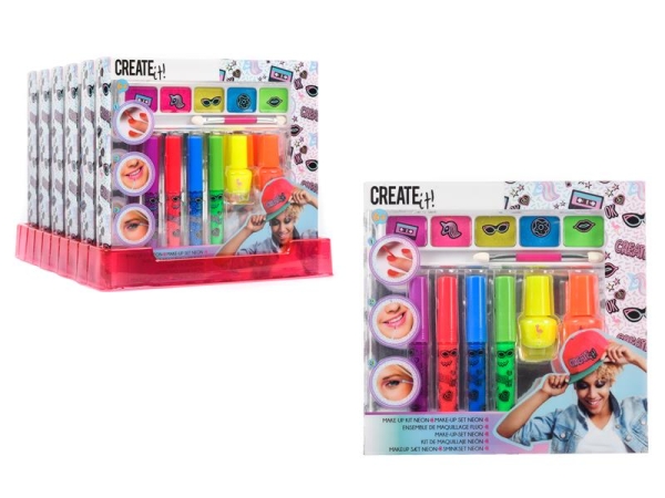 CREATE IT ZESTAW DO MAKIJAŻU NEONOWY M Z