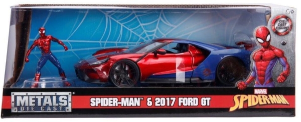 MARVEL FORD GT Z FIGURKĄ SPIDERMANA DICKIE TOYS