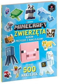 MINECRAFT ZWIERZĘTA ALBUM Z NAKLEJKAMI C. JELLEY 