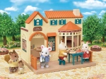 SYLVANIAN FAMILIES PIZZERIA Z CEGLANYM PIECEM
