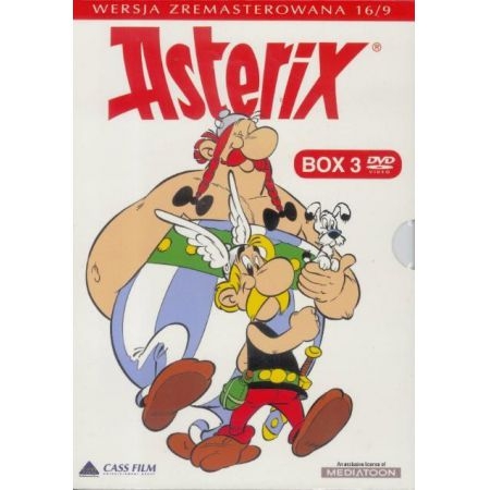 ASTERIX BOX GALL KLEOPATRA 12 PRAC ASTERIXA 3 DVD