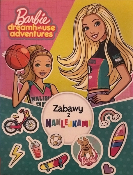 BARBIE DREAMHOUSE ADVENTURES NAKLEJKI ZABAWY 