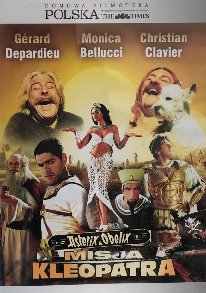 ASTERIX I OBELIX MISJA KLEOPATRA DVD DEPARDIEU BELLUCI 