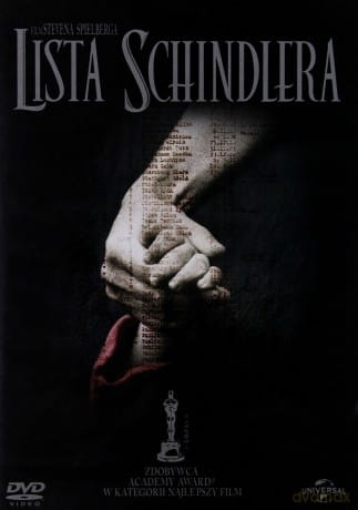 LISTA SCHINDLERA DVD NEESON KINGSLEY  FIENNES