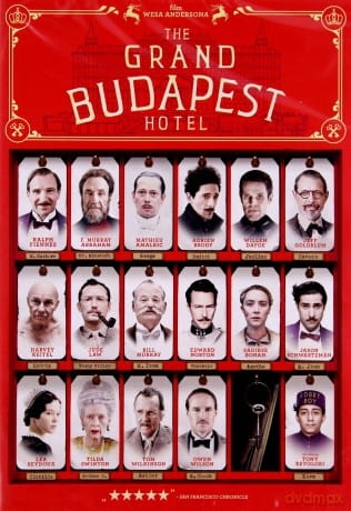 THE GRAND BUDAPEST HOTEL DVD FIENNES ABRAHAM 