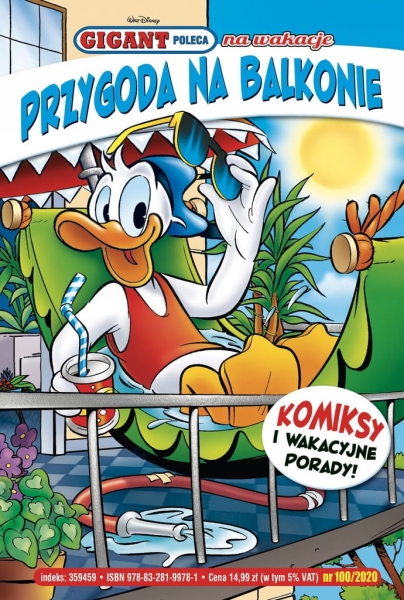 GIGANT POLECA TOM 100/2020 PRZYGODA NA BALKONIE