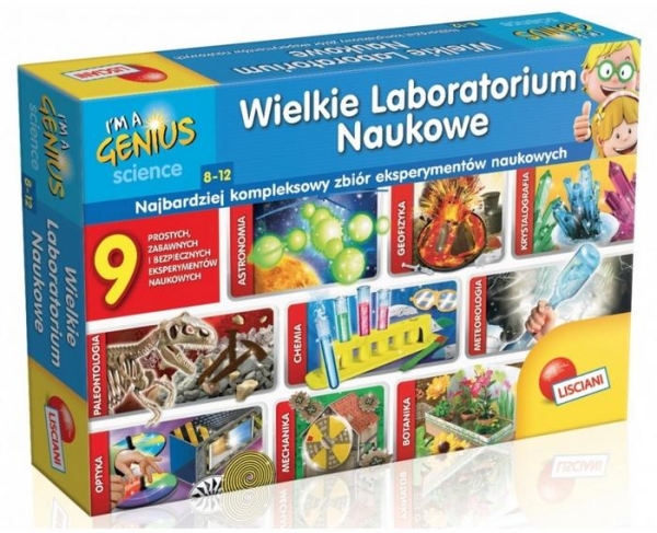 MAŁY GENIUSZ WIELKIE LABORATORIUM NAUKOWE 