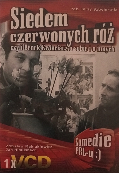 SIEDEM CZERWONYCH RÓŻ DVD KWIACIARZ SZTWIERTNIA 