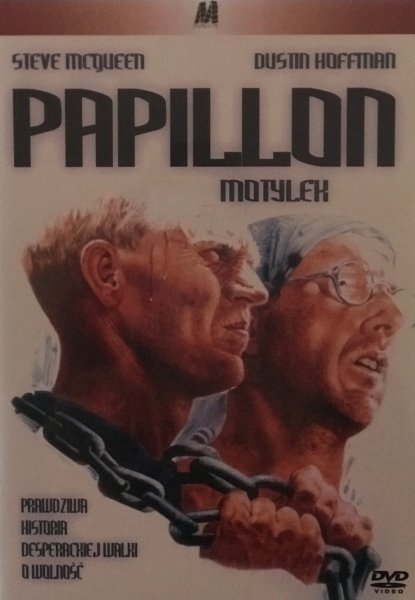 PAPILLON MOTYLEK DVD MCQUEEN HOFFMAN 