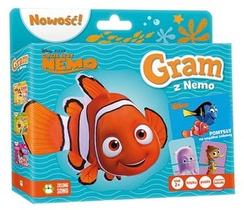 GRAM Z NEMO KSIĄŻKA DOMINO PUZZLE KUKIEŁKI DISNEY 