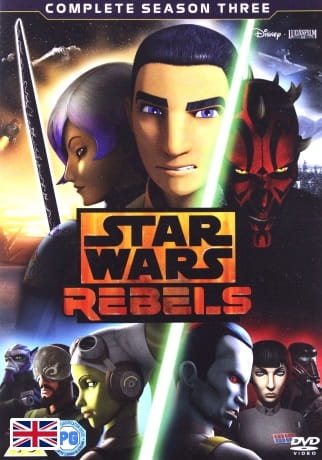 STAR WARS REBELS SEASON 3 GWIEZDNE WOJNY 4 DVD