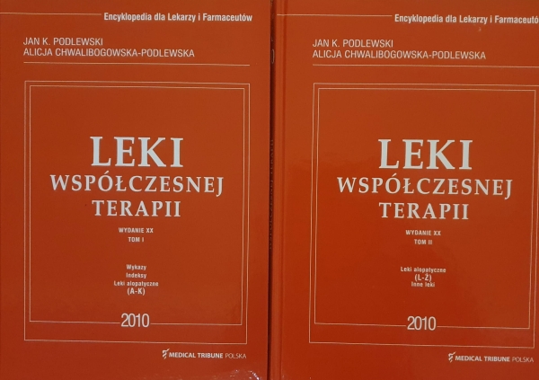 LEKI WSPÓŁCZESNEJ TERAPII TOM I-II PODLEWSKI 