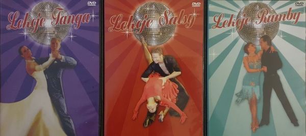 LEKCJE TANGA ZESTAW DVD RUMBA SALSA TANGO 