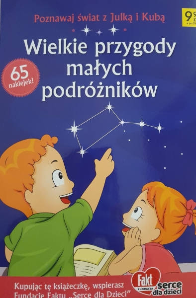 WIELKIE PRZYGODY MAŁYCH PODRÓŻNIKÓW JULKA I KUBA 