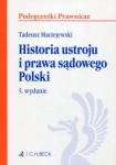 HISTORIA USTROJU I PRAWA SĄDOWEGO POLSKI MACIEJEWSKI 