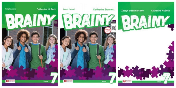 BRAINY 7 ANGIELSKI PODRĘCZNIK ĆWICZENIA ZESZYT  PRZEDMIOTOWY 