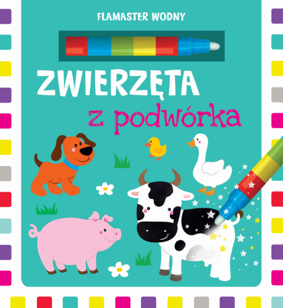 FLAMASTER WODNY ZWIERZĘTA Z PODWÓRKA