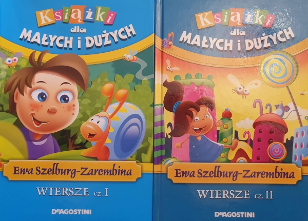 KSIĄŻKI DLA MAŁYCH WIERSZE CZ I-II E SZELBURG-ZAREMBINA 