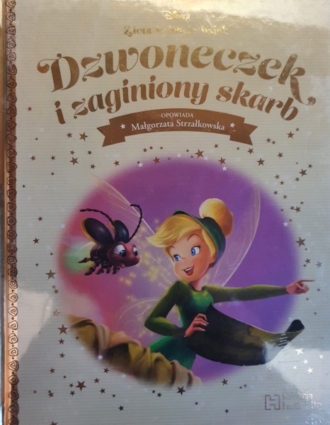 DZWONECZEK I ZAGINIONY SKARB  DISNEY ZŁOTA KOLEKCJA  BAJEK NOWA TWARDA  