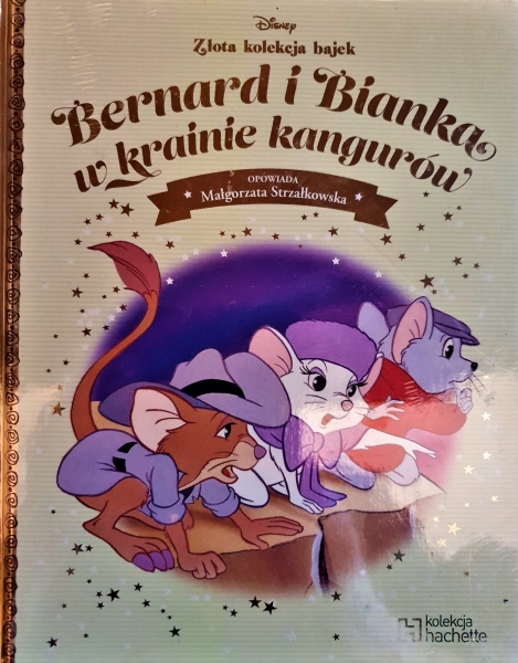 BERNARD I BIANKA W KRAINIE KANGURÓW DISNEY ZŁOTA KOLEKCJA  BAJEK NOWA TWARDA 