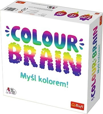 COLOUR BRAIN MYŚL KOLOREM TREFL GRA PLANSZOWA FOLIA