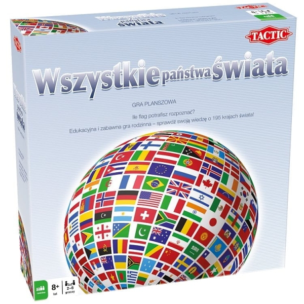 WSZYSTKIE PAŃSTWA ŚWIATA GRA PLANSZOWA FOLIA