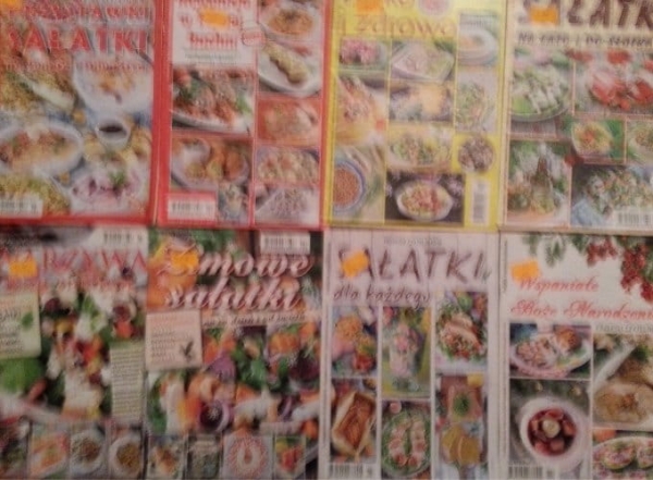 POLSKIE ZESZYTY KULINARNE.8 SZT.ZESTAW