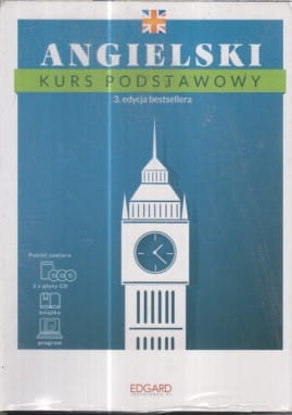 ANGIELSKI KURS PODSTAWOWY  3 X CD KSIĄŻKA PROGRAM