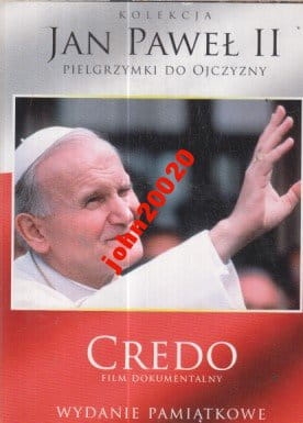 CREDO JAN PAWEŁ II.PIELGRZYMKI DO OJCZYZNY,DVD