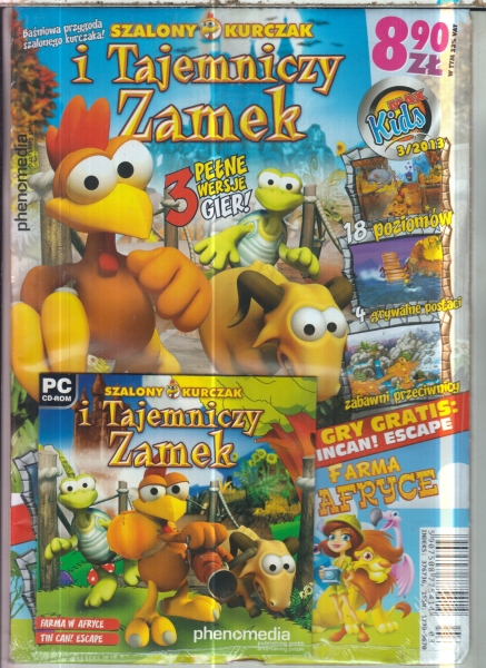 SZALONY KURCZAK I TAJEMNICZY ZAMEK PC CD ROM FOLIA
