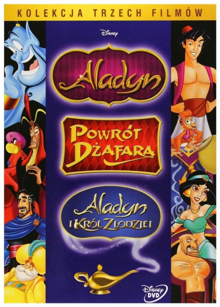 ALADYN TRYLOGIA KOLEKCJA TRZECH FILMÓW DISNEY DVD