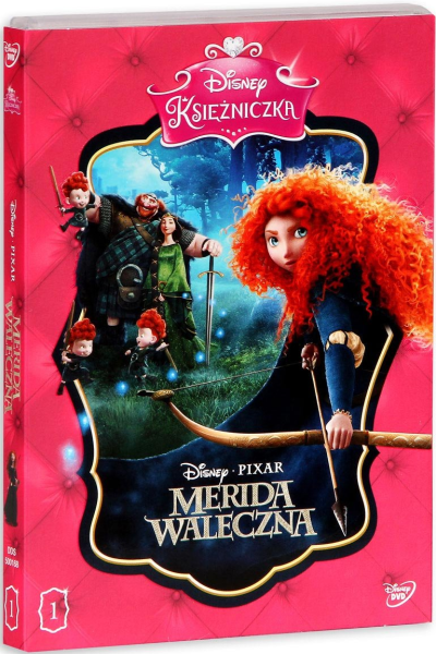 MERIDA WALECZNA DISNEY KSIĘŻNICZKA DVD