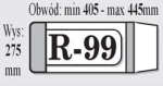 OKŁADKA KSIĄŻKOWA REGULOWANA R99 50SZT IKS