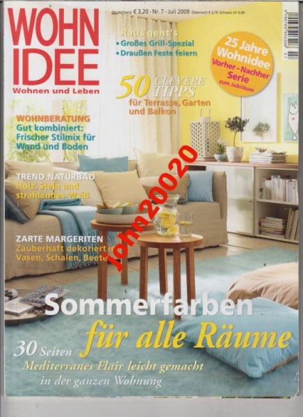 7/2009 WOHN IDEE.WOHNEN UND LEBEN