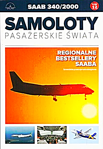 SAMOLOTY PASAŻERSKIE ŚWIATA 12 SAAB 340/2000 