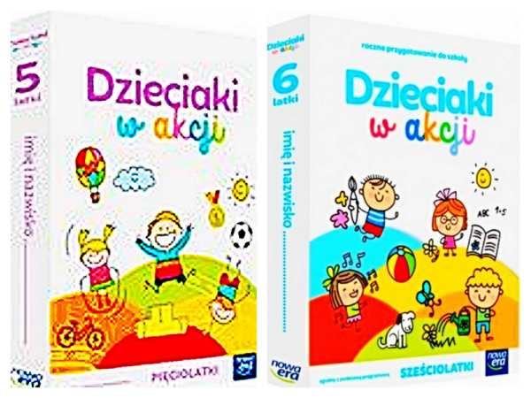DZIECIAKI W AKCJI  5 I 6-LATKI PRZEDSZKOLE BOXY X 2 